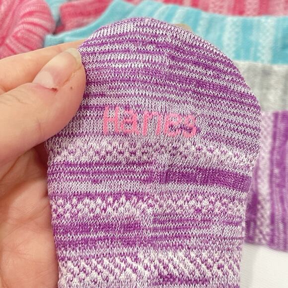 Hanes Womens Ultimate Cool Comfort No Show Ankle Socks 12 Pairs Shoe Size 5-9 - Picture 5 of 5